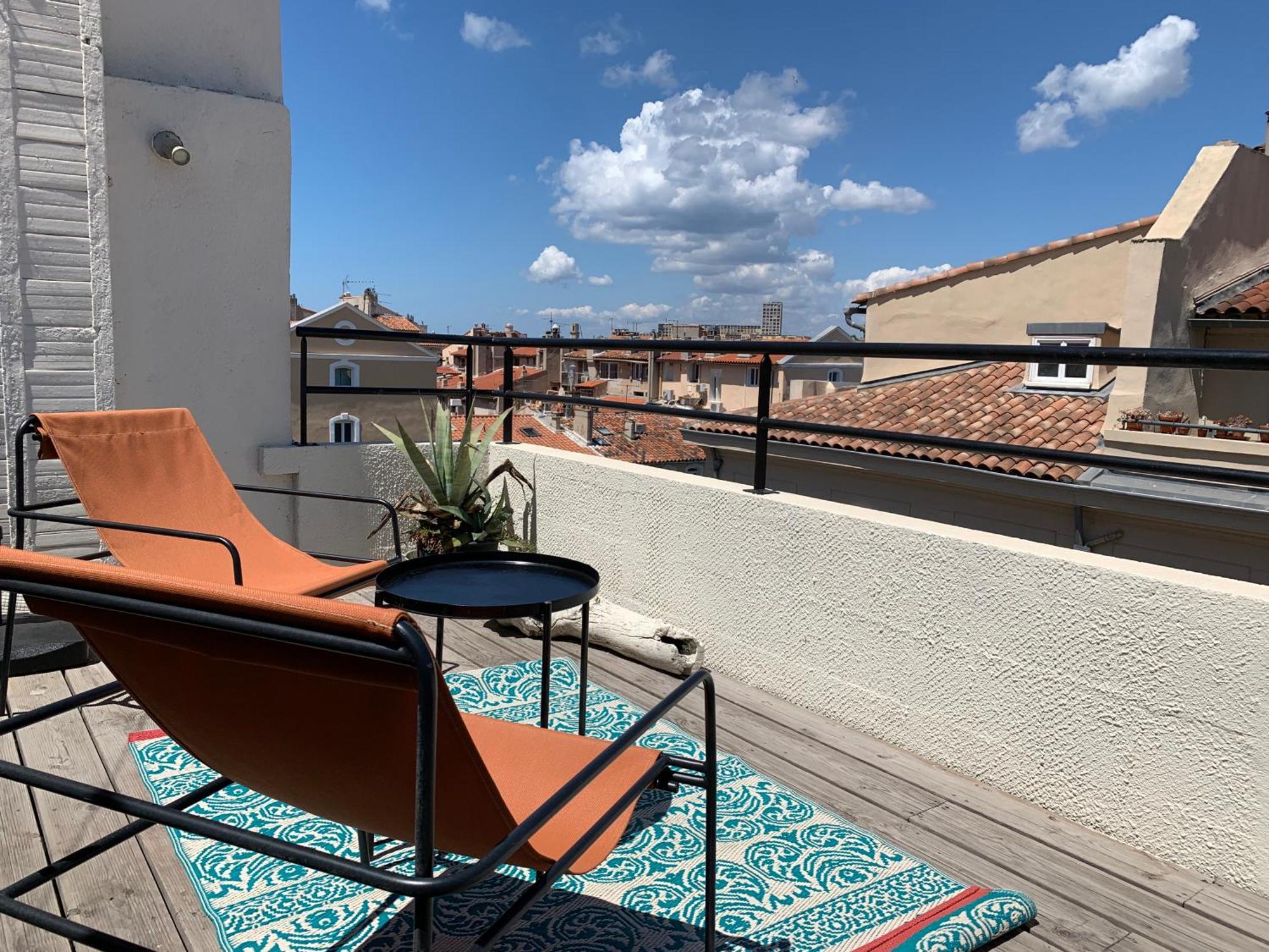 Studio Toit Terrasse Vieux Port マルセイユ エクステリア 写真