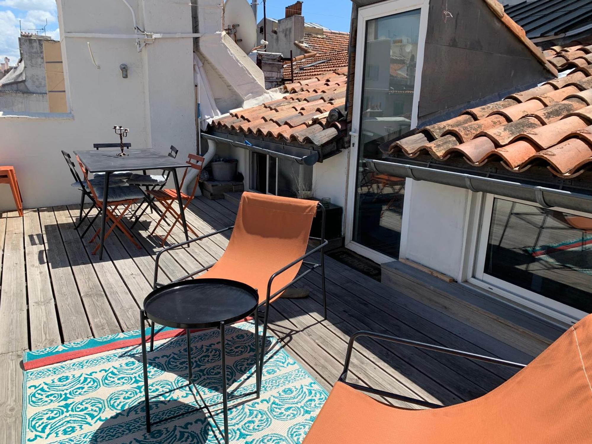 Studio Toit Terrasse Vieux Port マルセイユ エクステリア 写真