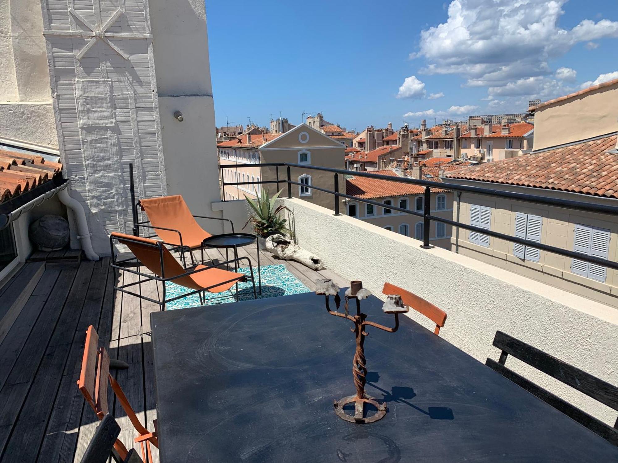 Studio Toit Terrasse Vieux Port マルセイユ エクステリア 写真